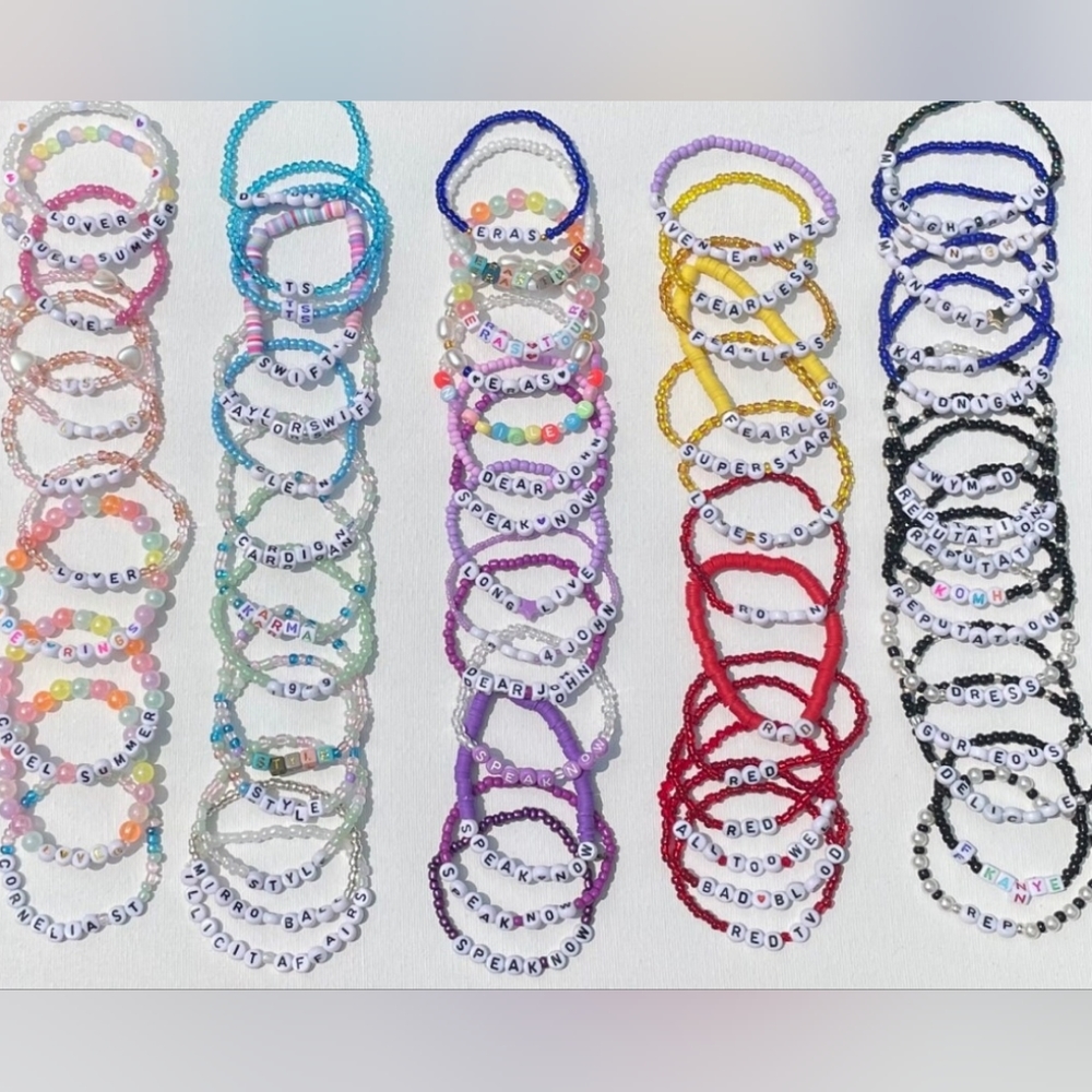 Mystery Grab Bag! 10 Taylor Swift Themed Friendship Bracelets